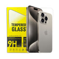 klart glasskydd för iPhone 15 Pro Max, 15 Plus, 16 Plus
