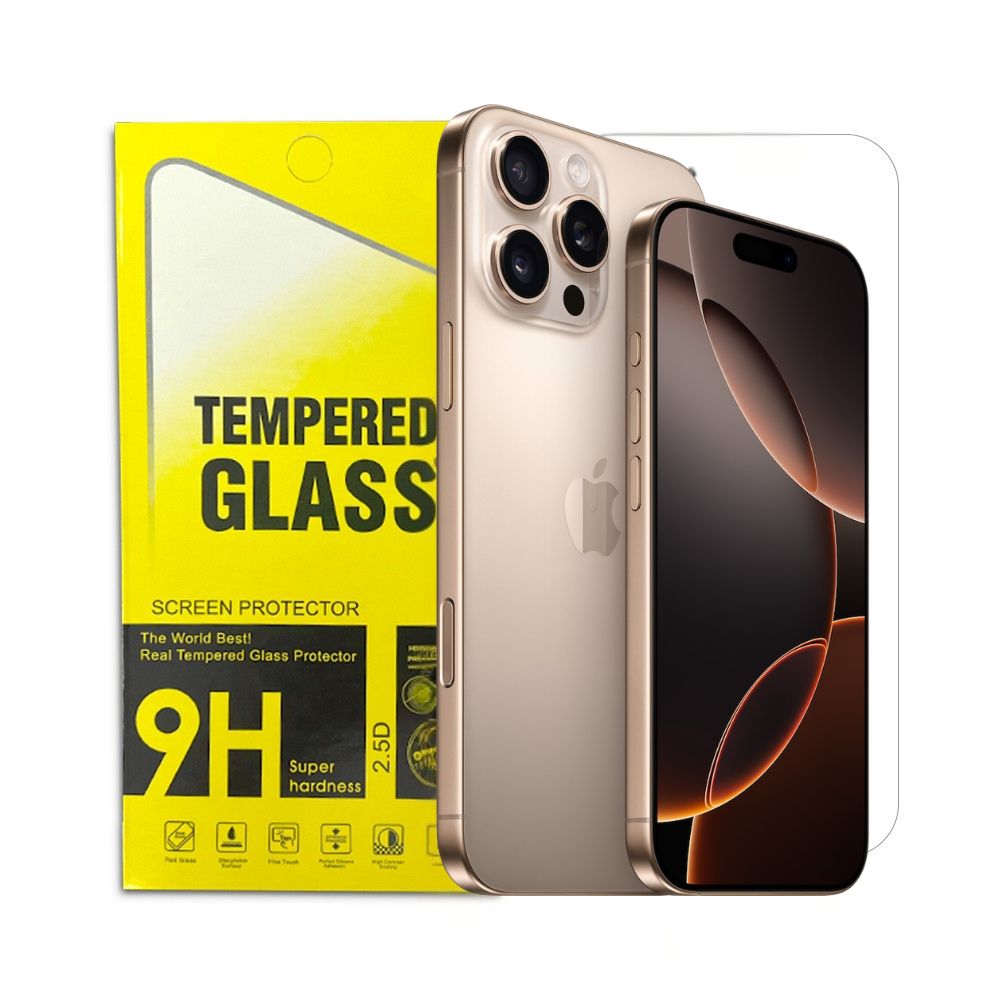 klart glasskydd för iPhone 16 Pro