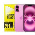 Klart glasskydd för iPhone 16, 15, 15 Pro